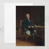 François Gérard - Charles Maurice de Talleyrand Pé Kaart (Voorkant / Achterkant)