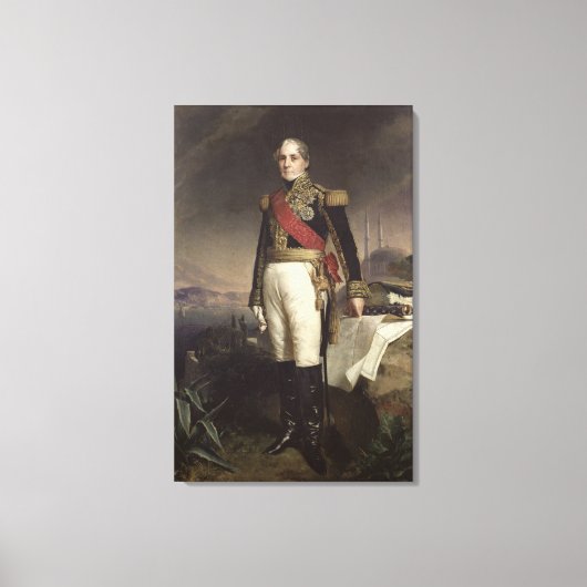 Francois-Horace Count Sebastiani, 1841 Canvas Afdruk (Voorkant)