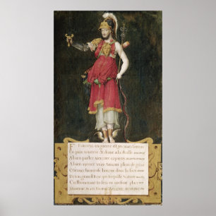 Francois I als samengestelde godheid Poster