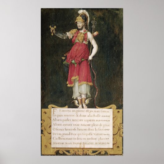 Francois I als samengestelde godheid Poster (Voorkant)