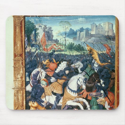 Francois I bij de slag om Marignano Muismat (Voorkant)