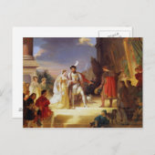 Francois I met Leonardo da Vinci Briefkaart (Voorkant / Achterkant)