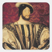 Francois I Vierkante Sticker (Voorkant)