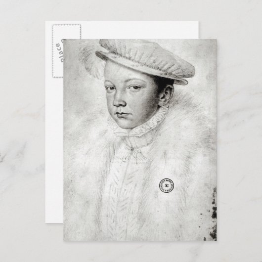 Francois II 1560 Briefkaart (Voorkant / Achterkant)