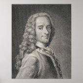 Francois Marie Arouet de Voltaire Poster (Voorkant)