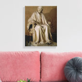 Francois-Marie Arouet Voltaire (1694-1778) 1781 Canvas Afdruk (Insitu (Woonkamer))