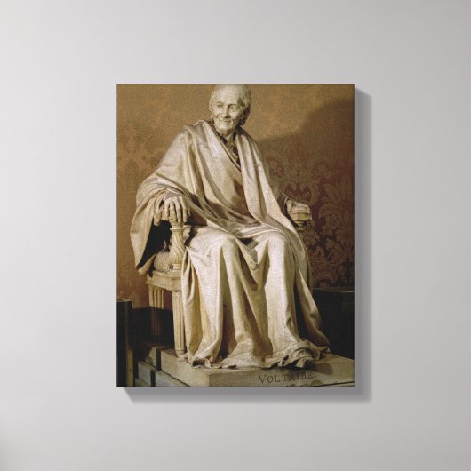 Francois-Marie Arouet Voltaire (1694-1778) 1781 Canvas Afdruk (Voorkant)