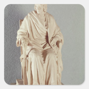 Francois Marie Arouet Voltaire 1778 Vierkante Sticker