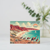 Francois Peron National Park, Western Australië! Briefkaart (Staand voorkant)