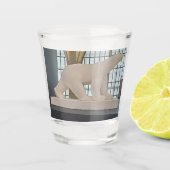 François Pompon's Polar Bear Souvenir Shot Glas (Voorkant)