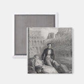 Francois Rene Vicomte de Chateaubriand Magneet (Voorkant / Achterkant)