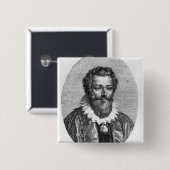 Francois Viete Vierkante Button 5,1 Cm (Voorkant /achterkant)