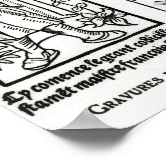 Francois Villon Poster (Hoek)