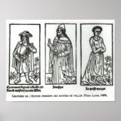 Francois Villon Poster (Voorkant)