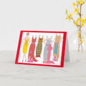 Francoise, Art Deco Lady van Frankrijk Papieren po Kaart (Gele Bloem)