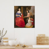 Francoise Louise Duchess La Valliere met Poster (Keuken)