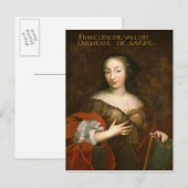 Francoise-Madeleine d'Orleans Duchess of Savoy Briefkaart (Voorkant / Achterkant)