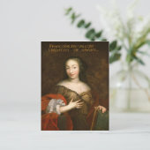 Francoise-Madeleine d'Orleans Duchess of Savoy Briefkaart (Staand voorkant)