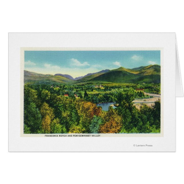 Franconcia Notch & Pemigewasset Valley (Voorkant Horizontaal)