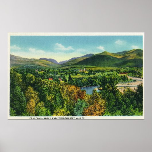 Franconcia Notch & Pemigewasset Valley Poster (Voorkant)