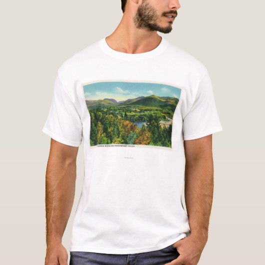 Franconcia Notch & Pemigewasset Valley T-shirt (Voorkant)