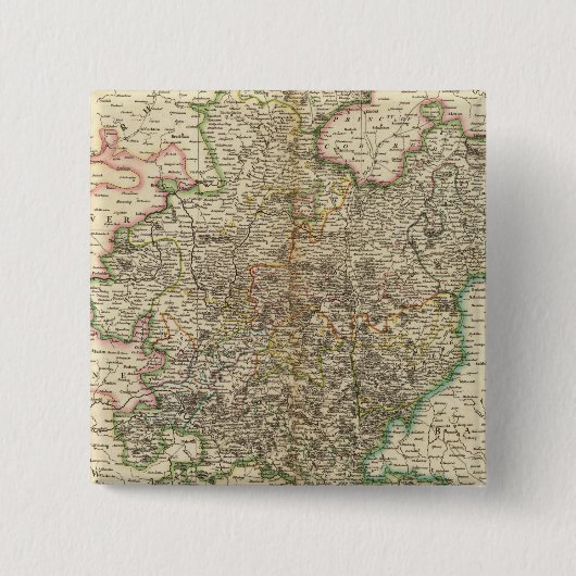 Franconia 2 vierkante button 5,1 cm (Voorkant)