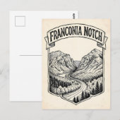 Franconia Notch Briefkaart (Voorkant / Achterkant)