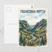 Franconia Notch Briefkaart (Voorkant / Achterkant)