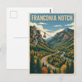 Franconia Notch Briefkaart (Voorkant / Achterkant)