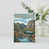 Franconia Notch Briefkaart (Staand voorkant)