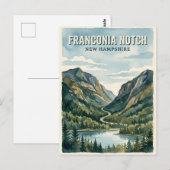 Franconia Notch Briefkaart (Voorkant / Achterkant)