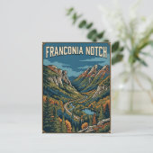Franconia Notch Briefkaart (Staand voorkant)