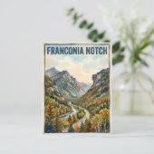 Franconia Notch Briefkaart (Staand voorkant)