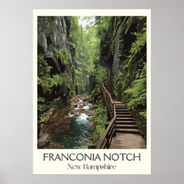 Franconia Notch New Hampshire Kloof Poster