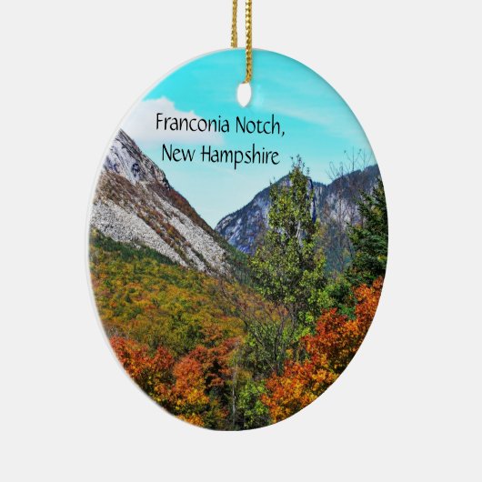 Franconia Notch Round Ornament (Rechts)