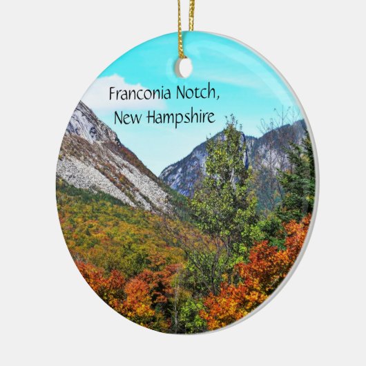 Franconia Notch Round Ornament (Links)
