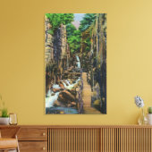 Franconia Notch State Park 2 Canvas Afdruk (Insitu (Woonkamer))