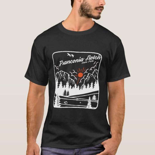 Franconia Notch State Park New Hampshire Cool NH T-shirt (Voorkant)