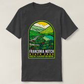 Franconia Notch State Park New Hampshire T-shirt (Design voorkant)
