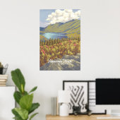 Franconia Notch State Park Reisposter Poster (Thuiskantoor)