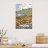 Franconia Notch State Park Reisposter Poster (Keuken)