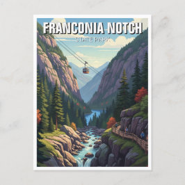 Franconia Notch State Park Reizen Briefkaart