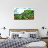 Franconia Notch State Park Uitzicht van Indiaas ho Canvas Afdruk (Insitu (Slaapkamer))