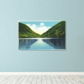 Franconia Notch State Park Uitzicht van Profile La Canvas Afdruk (Insitu (Houten vloer))