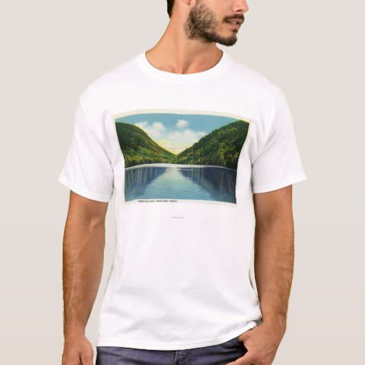 Franconia Notch State Park Uitzicht van Profile La T-shirt (Voorkant)