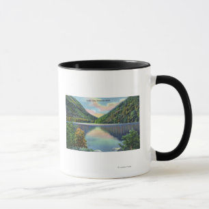 Franconia Notch Uitzicht van Profile Lake Mok
