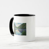 Franconia Notch Uitzicht van Profile Lake Mok (Voorkant links)