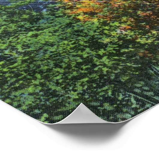 Franconia Notch Uitzicht van Profile Lake Poster (Hoek)