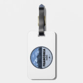 Franconia Range New Hampshire Camping Bagagelabel (Achterkant verticaal)