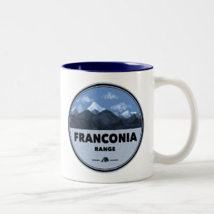 Franconia Range New Hampshire Kamperen Tweekleurige Koffiemok
